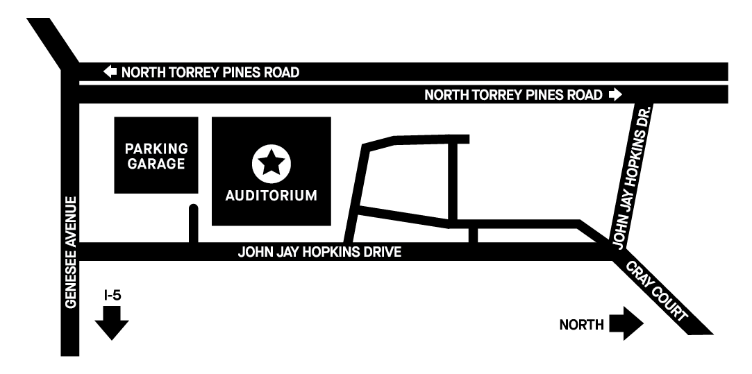 Scripps Research Auditorium parking map